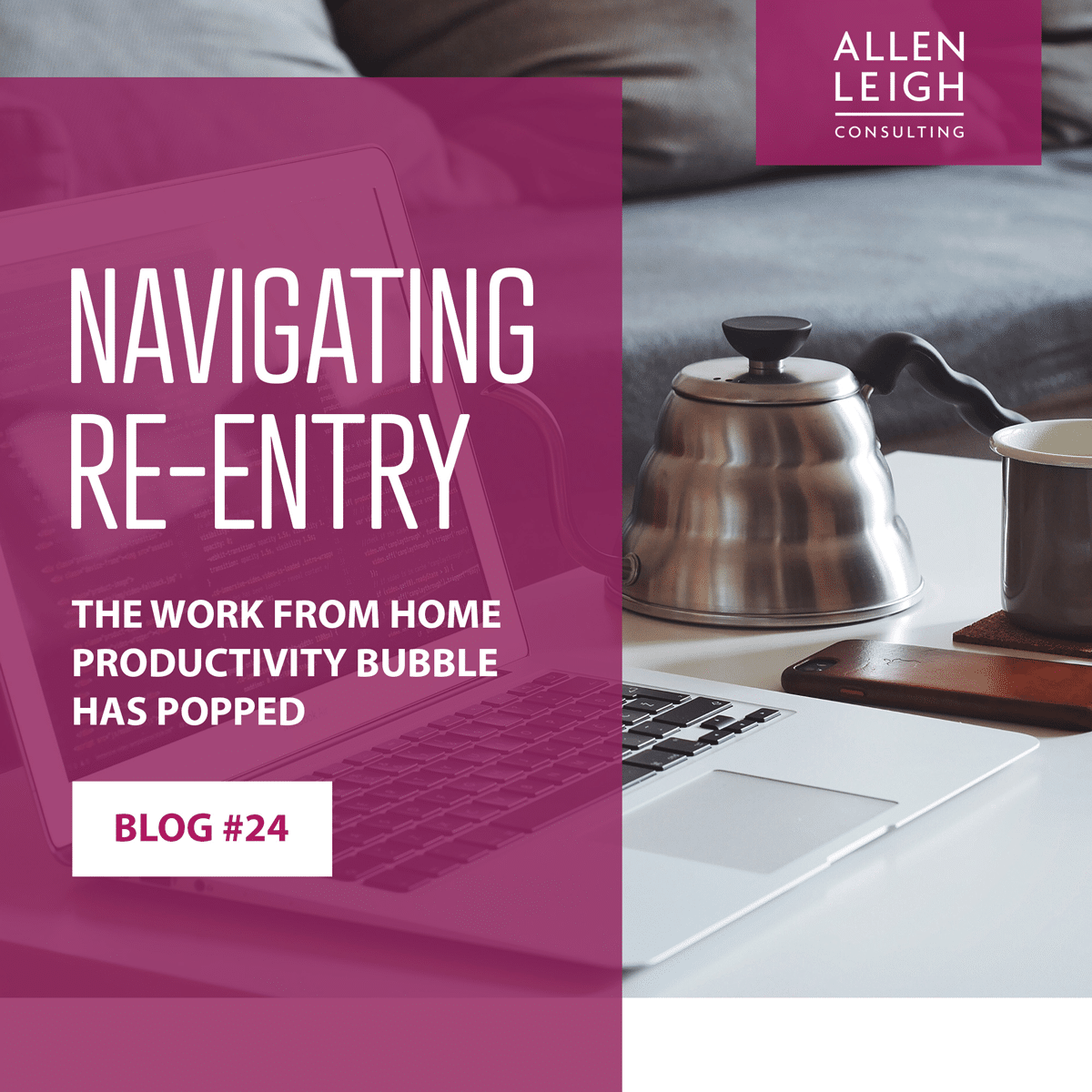 Graphic title for blog #24, 'Navigating Re-Entry'.
