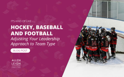It’s Kind of Like Hockey, Baseball and Football; Adjusting Your Leadership Approach to Team Type