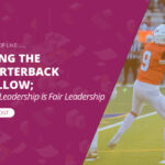 Blog title on a graphic showing a football quarterback about to throw the ball.